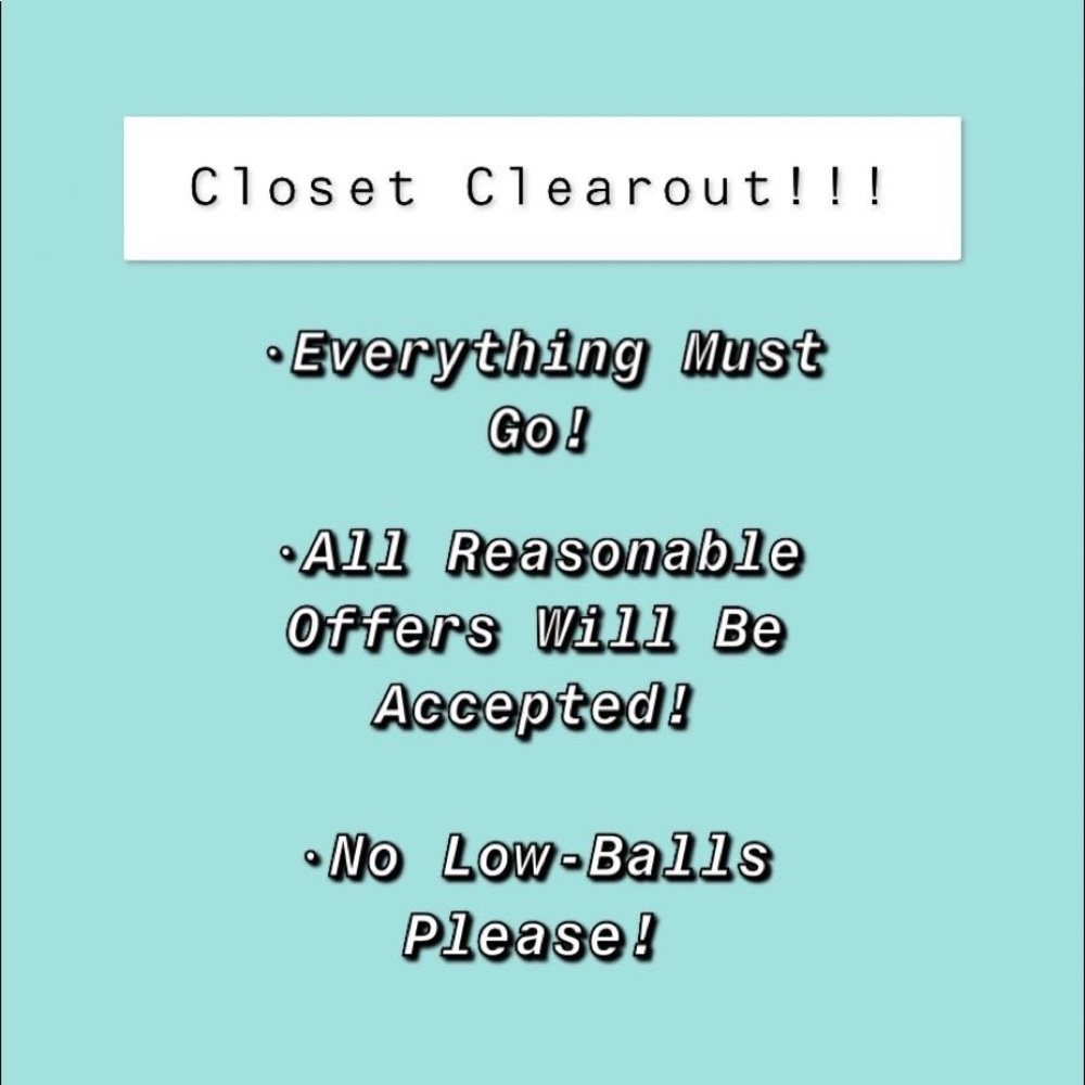 Closet Clearout!!